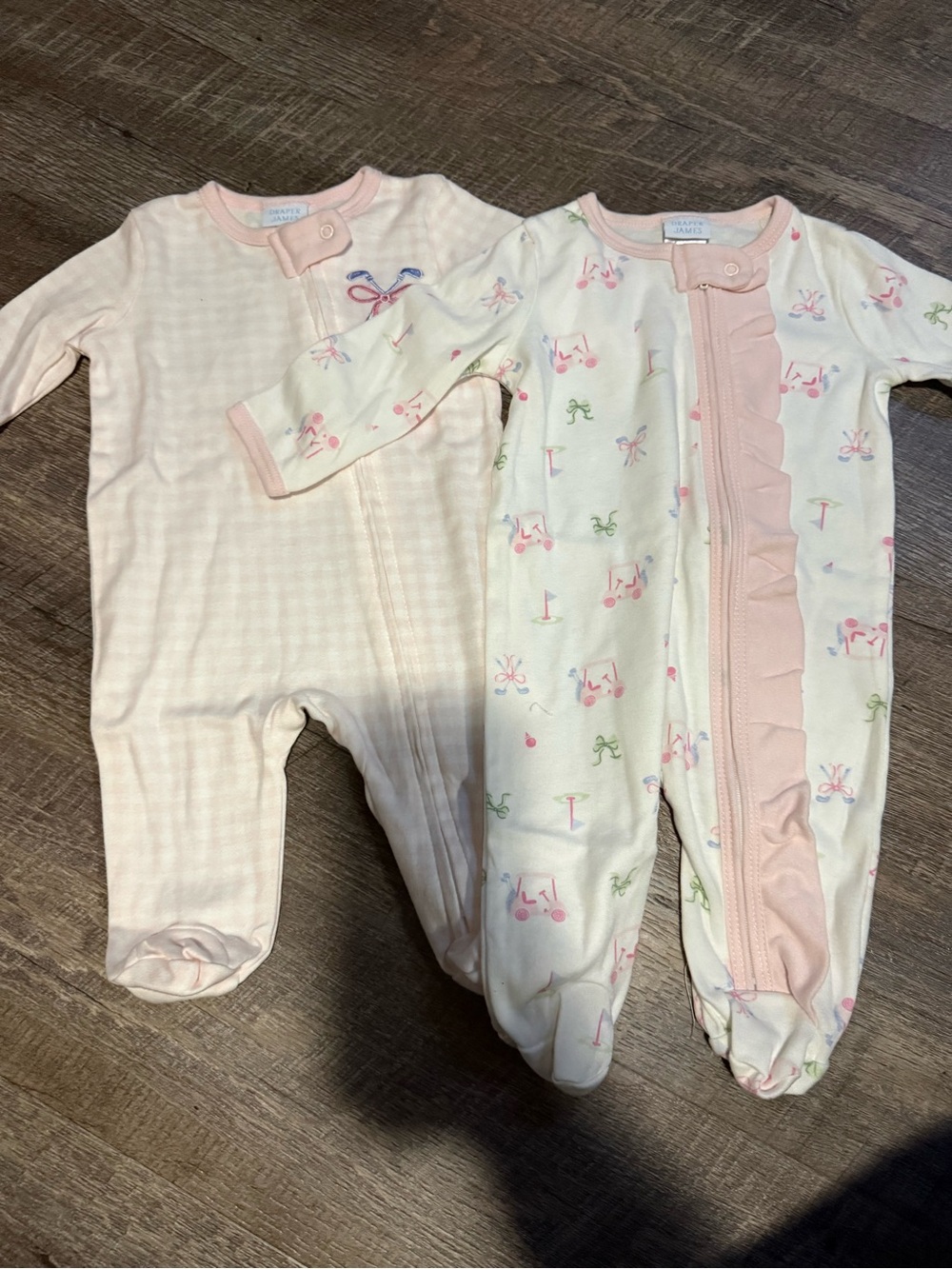 Draper James Babygirl Golf Onesies 3 months - NWOT